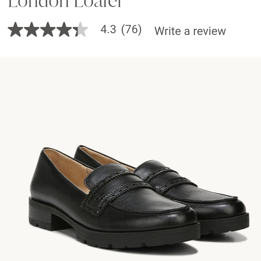 Life Stride Black Loafers
